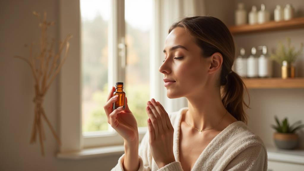 Collection de produits cosmétiques naturels dans des emballages en verre et carton
