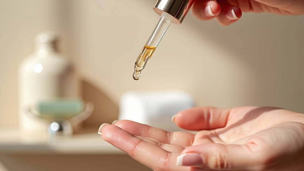 Application correcte d'un sérum visage