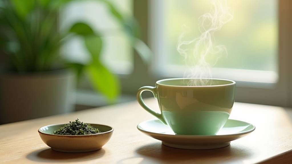 Tasse de café avec grains de café autour, symbolisant l'action minceur de la caféine