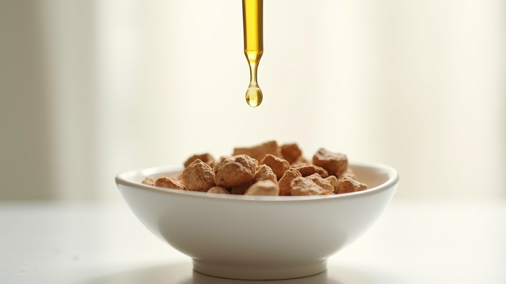 Femme se massant les cuisses avec une huile essentielle dans un rituel de bien-être