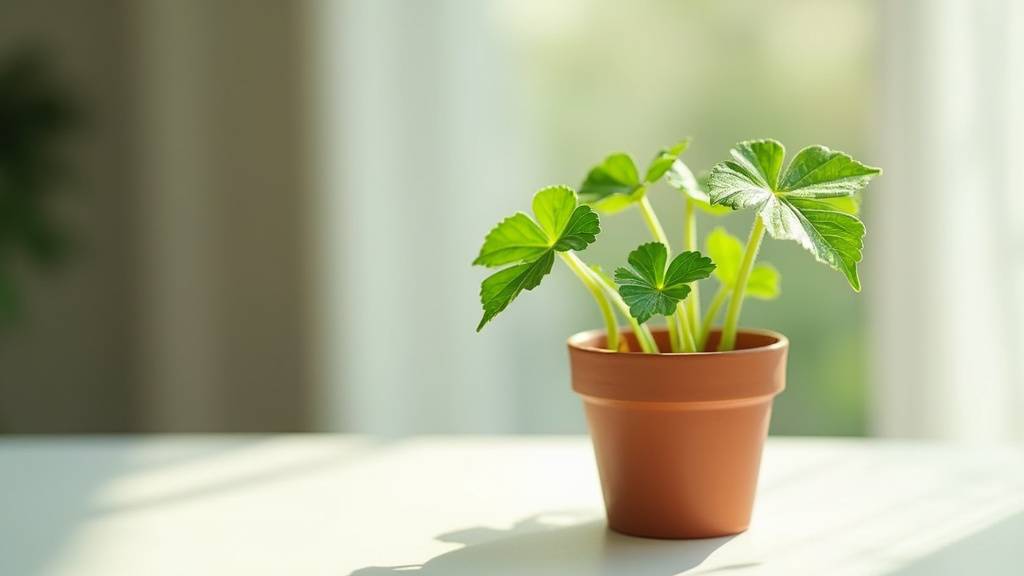 Feuilles de Centella Asiatica sur un fond de peau lisse et éclatante