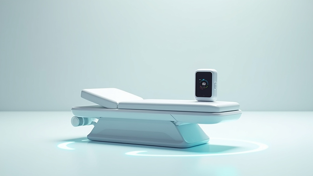 Personne utilisant une application de santé sur smartphone pour suivre ses habitudes de sommeil