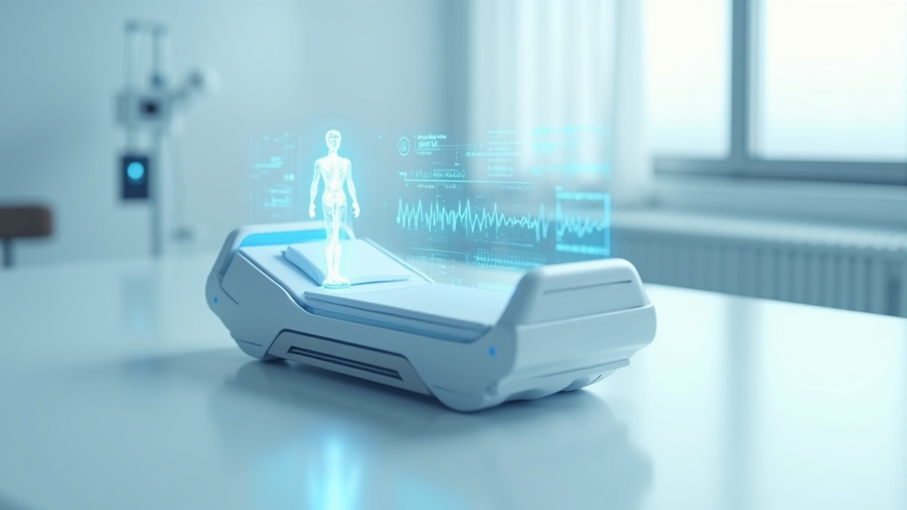 Médecin utilisant une tablette pour consulter des données médicales numériques dans un environnement moderne