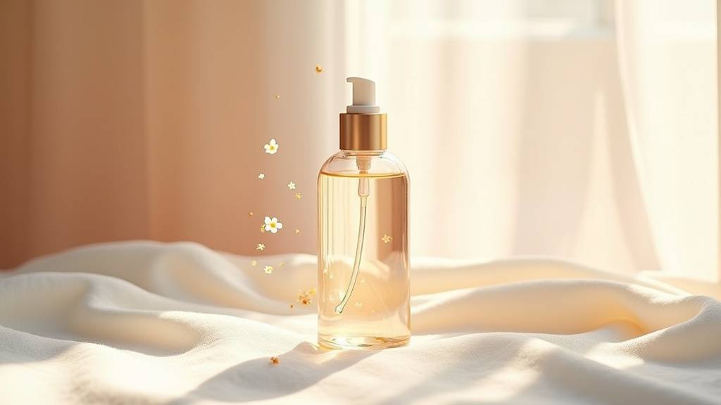 Application d'eau florale de fleur d'oranger sur les cheveux