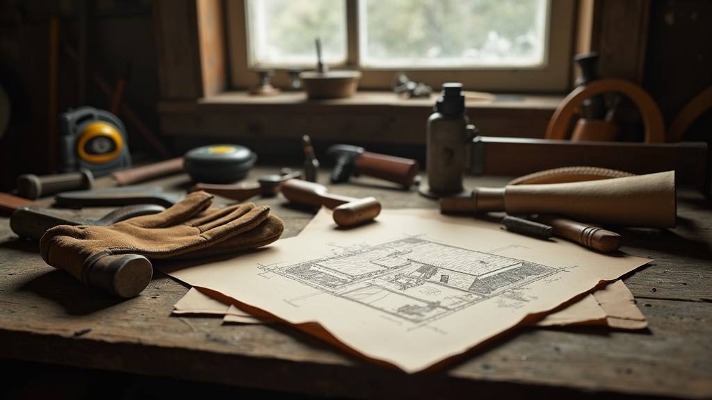Outils de bricolage organisés dans un atelier bien rangé