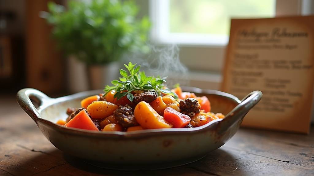 Plan de travail de cuisine avec ingrédients frais et ustensiles de cuisine