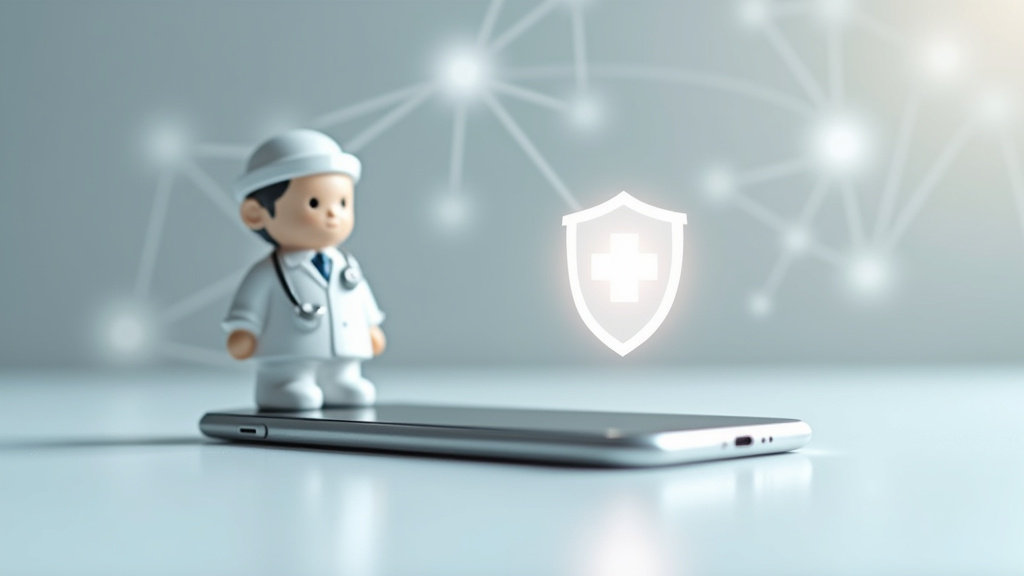 Écran d'ordinateur affichant l'interface de la messagerie sécurisée Mailiz Santé avec des icônes de sécurité