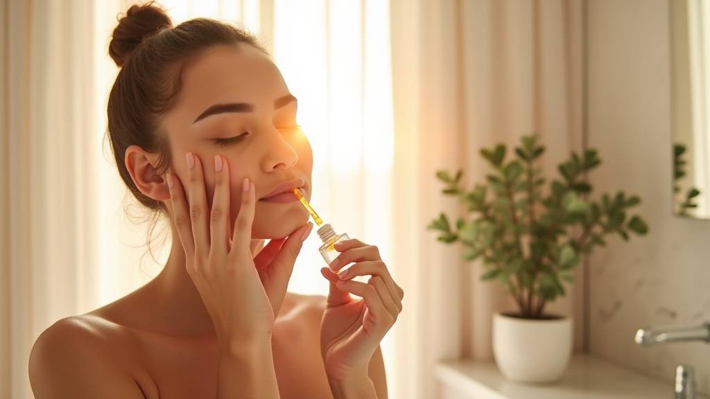 Femme appliquant une crème hydratante sur ses jambes, symbole de soin corporel