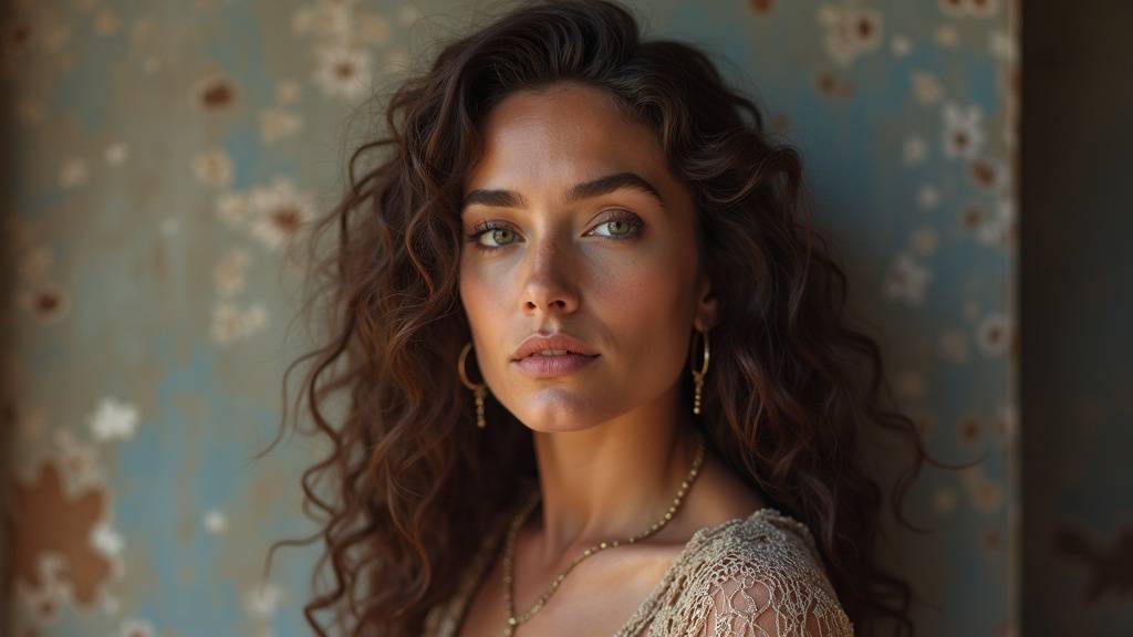 Jeanne dans son studio personnel avec des carnets d'écriture