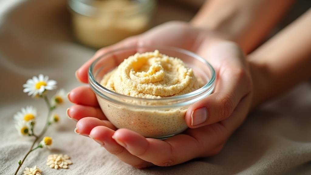 Routine de soins avec exfoliation - étapes clés