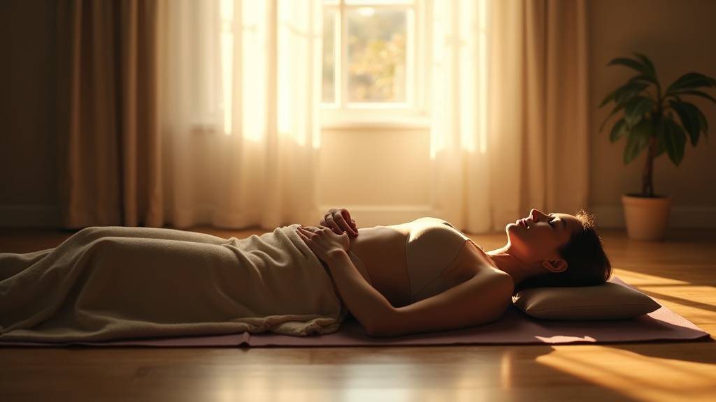 Illustration ancienne d'un yogi en méditation représentant Vishnou sur l'océan cosmique